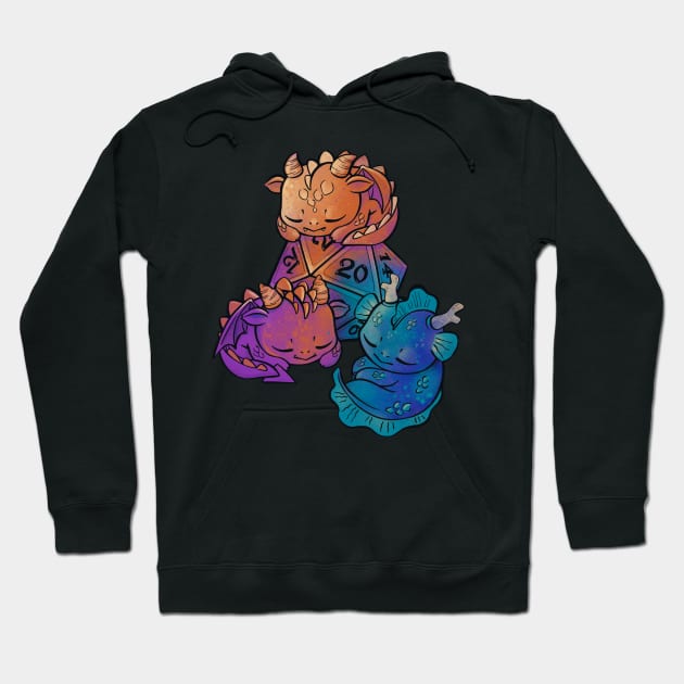 Little sleeping Dragons! Hoodie by rikolaa